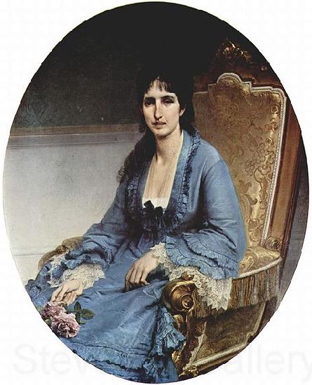 Francesco Hayez Portrat der Antonietta Negroni Prati Morosini Spain oil painting art